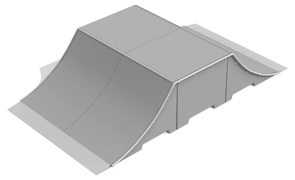 Module Fun Box no 16 en béton préfabriqué