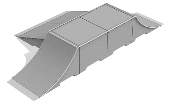 Module Fun Box no 20 en béton préfabriqué