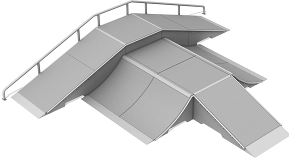 Module Streetblock no 7 en béton préfabriqué