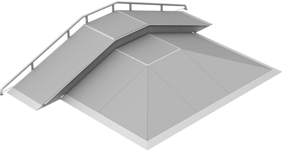 Module Streetblock no 8 en béton préfabriqué