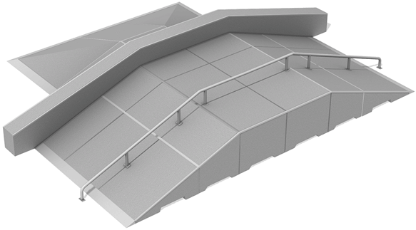 Module Streetblock no 13 en béton préfabriqué