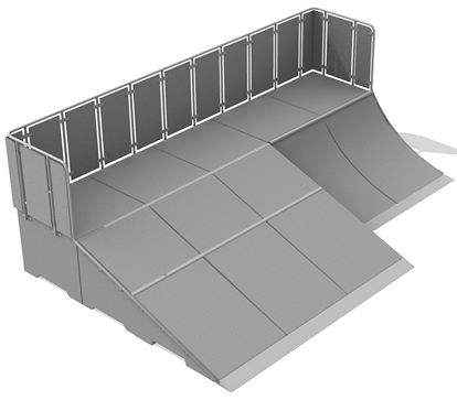 Module Launch ramp No 1 en béton préfabriqué