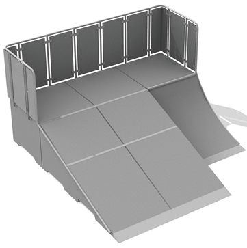 Module Launch ramp No 2 en béton préfabriqué