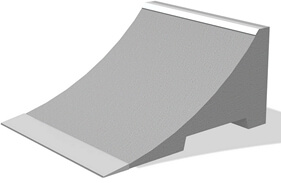 Module Jump Ramp en béton préfabriqué