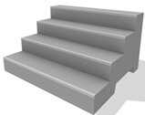 Module Stairs en béton préfabriqué