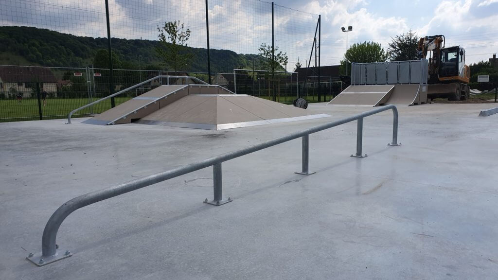 Modules béton combinés pour aire de pratique
